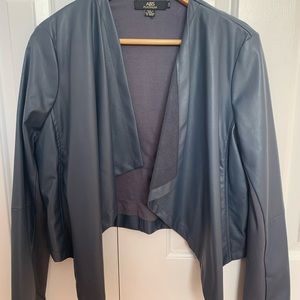 Abs faux leather jacket